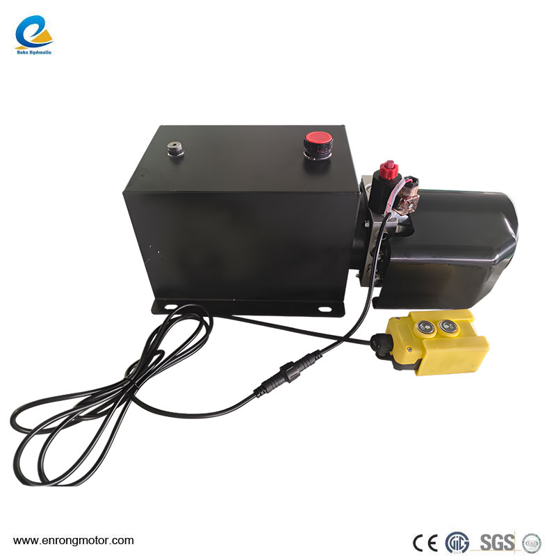 12V3KW12Lシングル演技（ワイヤーコントロールを含む）油圧パワーユニット
